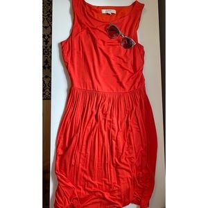 Loft Coral Sundress